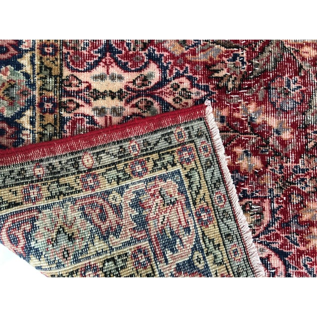 1970s Vintage Turkish Handwoven Rug - 5′10″ × 9′8″ For Sale - Image 4 of 11
