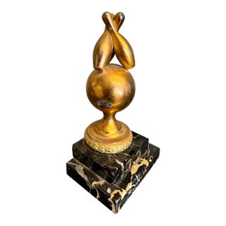Antique Bowling Motif Bookend For Sale