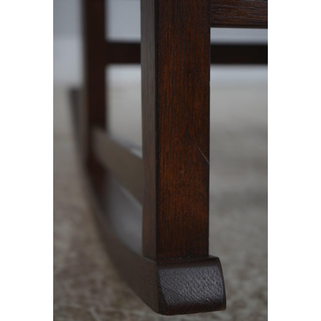 Stickley Harvey Ellis Design Mission Oak Rocker For Sale - Image 14 of 18