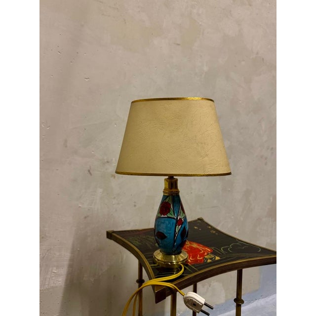 Rococo Vintage Art Deco Table Lamp, France, 1930s For Sale - Image 3 of 8