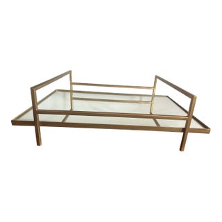 Arteriors Home Metal With Mirror Tray on Legs For Sale