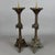 Vintage Brass Tripod Candlesticks, Set of 2 For Sale - Image 4 of 11