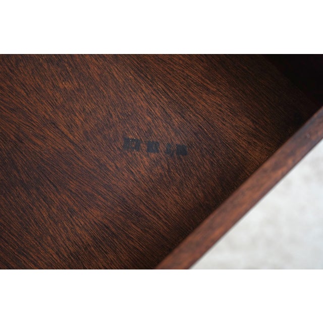 Vintage George I Inlaid Walnut Secretary Desk Bookcase For Sale - Image 18 of 18