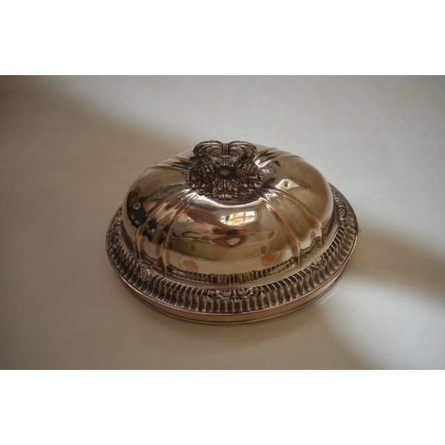 Antique French Silver-Plated Cloche For Sale - Image 5 of 7
