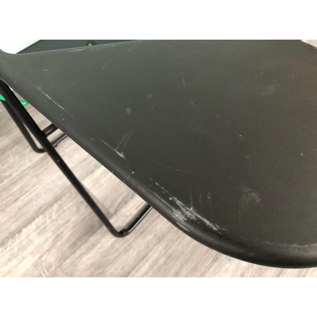 Vintage Italian Flap Chairs by Paolo Parigi, 1980s, Set of 3 For Sale - Image 10 of 18