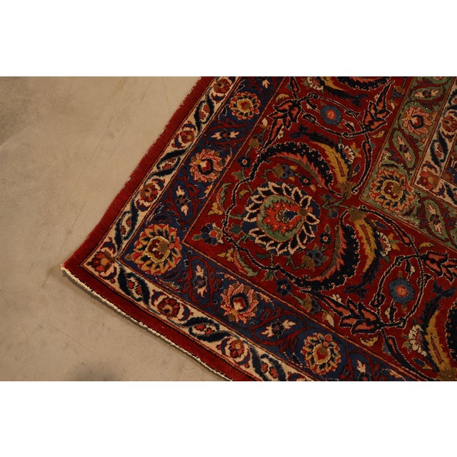 Large Hand Tied Traditional Persian Style Area Rug For Sale In Philadelphia - Image 6 of 18