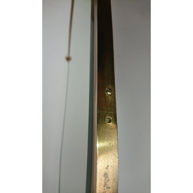 Metal Brass Psyche Mirror, 1960s For Sale - Image 7 of 14