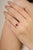 VRJewels 14k Solid Gold Natural Ruby Diamond Statement Ring Size 5 For Sale In New York - Image 6 of 13