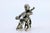 Silver Figure of Musician Playing the Cello For Sale - Image 3 of 7