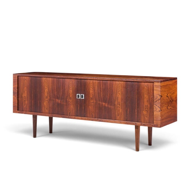 Mid-Century Modern Hans Wegner for Ry Møbler Ry-25 President Mid Century Rosewood Credenza For Sale - Image 3 of 10