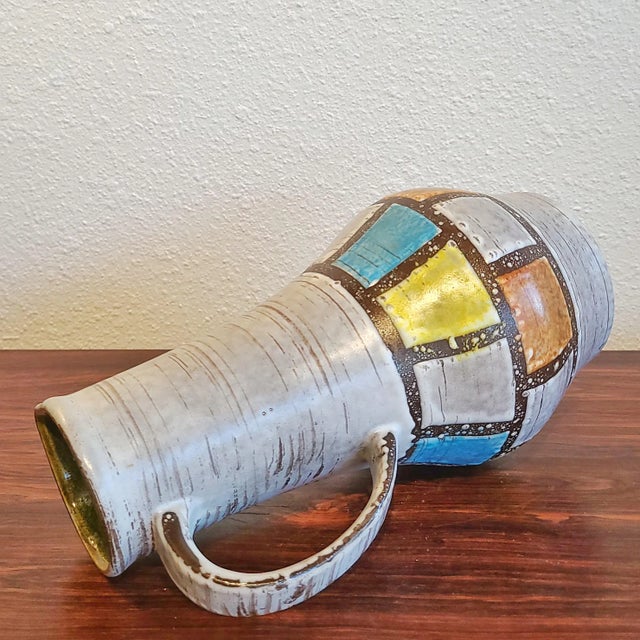 Early 60s Jasba Keramik Pitcher Vase Nr. 1207/25 For Sale In Austin - Image 6 of 9