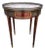 French Louis XVI Bouillotte Table With Rouge Marble Top For Sale