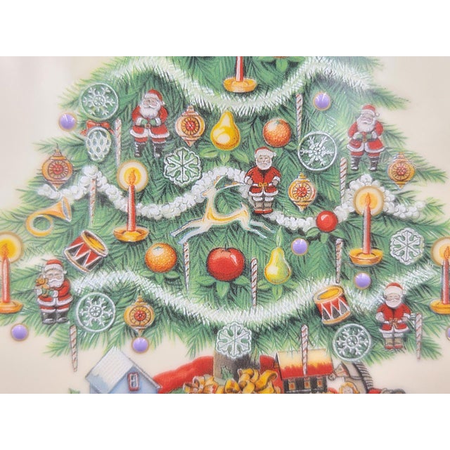 Lenox 1998 Numbered Christmas Trees Around the World Plate With Original Box For Sale - Image 13 of 18