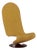 Yellow 123 Chair by Verner Panton for Fritz Hansen, 1970s For Sale