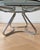 Vintage Bauhaus Space Age Coffee Table in Smoked Glass and Chrome, 1970s For Sale - Image 4 of 9