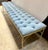 Mid 20th Century Mid Century Wrought Iron and Tufted Upholstered Bench For Sale - Image 5 of 6