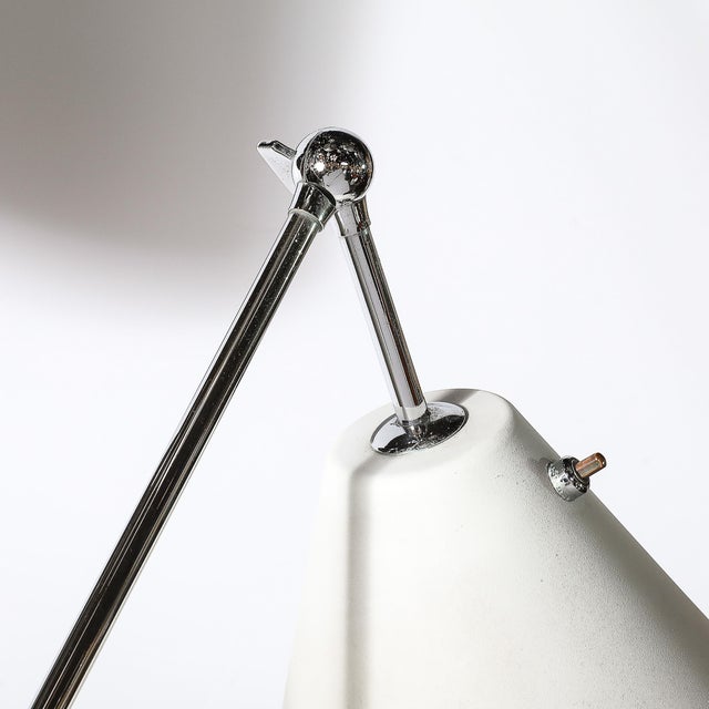 Mid-Century Modernist "Triennale" Floor Lamp by Gino Sarfartti for Arredoluce For Sale - Image 11 of 12