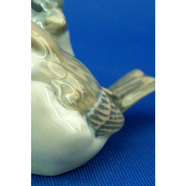 20th Century Porcelain Sparrows Statuette from Royal Copenhagen, Denmark, 1890s-1910s For Sale - Image 14 of 18