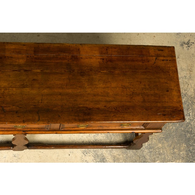 Late 18th Century English Pine Dresser Base or Server With Three Drawers For Sale In New York - Image 6 of 18