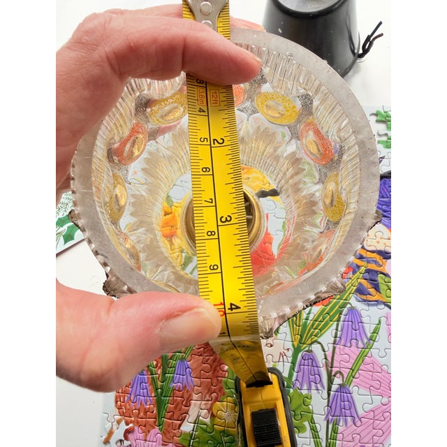 Orange 1970s Mid-Century Modern / Space Age Design Glass Pendant. For Sale - Image 8 of 8