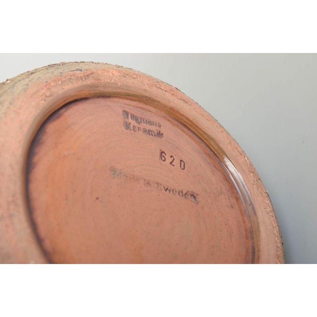 1960s Large Floor Vase with Bird Motif by Antoni M. Zawadzki for Tilgmans Keramik, 1967 For Sale - Image 5 of 6