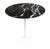 Metal Eero Saarinen (1910-1961), Edition Knoll : Guéridon en Marbre Noir Marquina, 1950s For Sale - Image 7 of 7