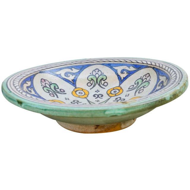 Early 20th Century Moorish Ceramic Plate For Sale - Image 5 of 11