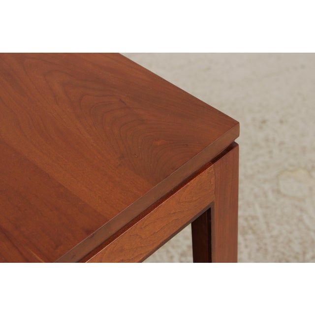 Stickley Modern Design Solid Cherry Serving Cart With Tray For Sale - Image 9 of 18