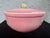 Ceramic Vintage Hull Pottery Pastel Pink Floral Covered Dish / Lidded Bowl For Sale - Image 7 of 12