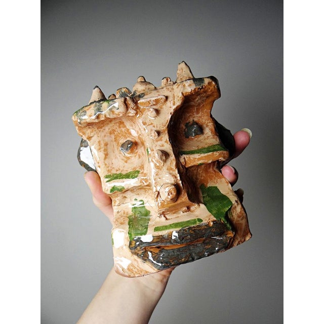 Modern Vintage Modern Anthropomorphic Sculpture in Glazed Terracotta, 1970s-2000s For Sale - Image 3 of 14