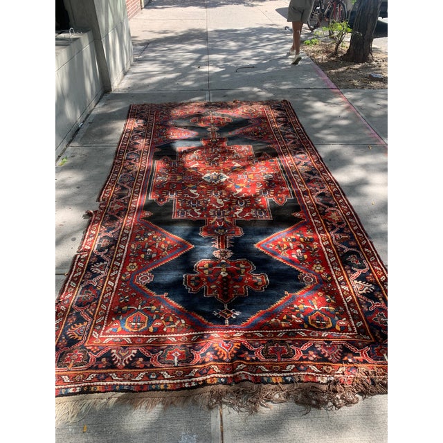 1880s, Handmade Antique Persian Luri Rug 5.8' X 10.7' For Sale In New York - Image 6 of 14