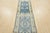 Oushak Runner 2’8” X 10′ Blue Wool Tribal Hand-Knotted Oriental Rug For Sale - Image 12 of 13