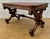 19th Century Spanish Carved Walnut Desk with Two Drawers & Strong Legs, 1890s For Sale - Image 13 of 14