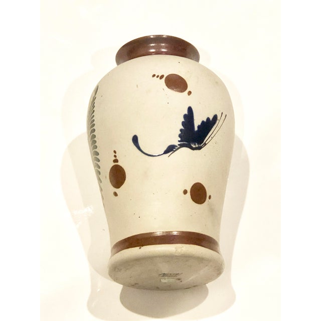 Mid 20th Century Vintage Parrot Tonala Vase, Signed For Sale - Image 5 of 10