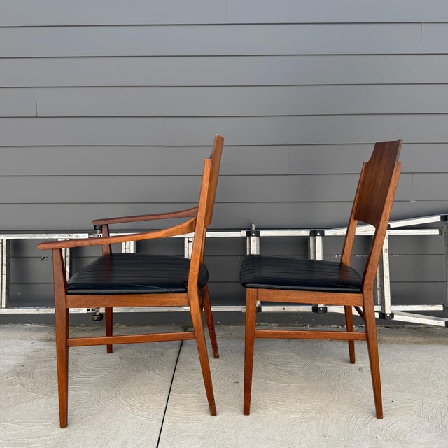 Mid 20th Century Mid 20th Century Attributed to Paul McCobb for Lane Rosewood “Delineator” Mid Century Modern Dining Set With 6 Chairs For Sale - Image 5 of 12