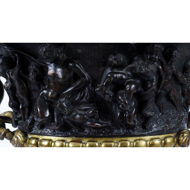 French Grand Tour Bronze & Ormolu Jardiniere, 19th Century For Sale - Image 13 of 18