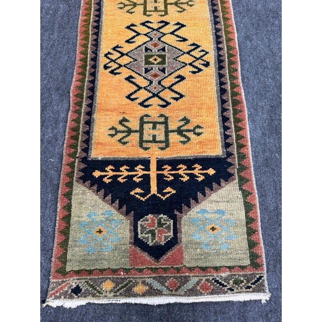 Contemporary Turkish Yastik Rug 1'4" x 3'4" For Sale - Image 3 of 5
