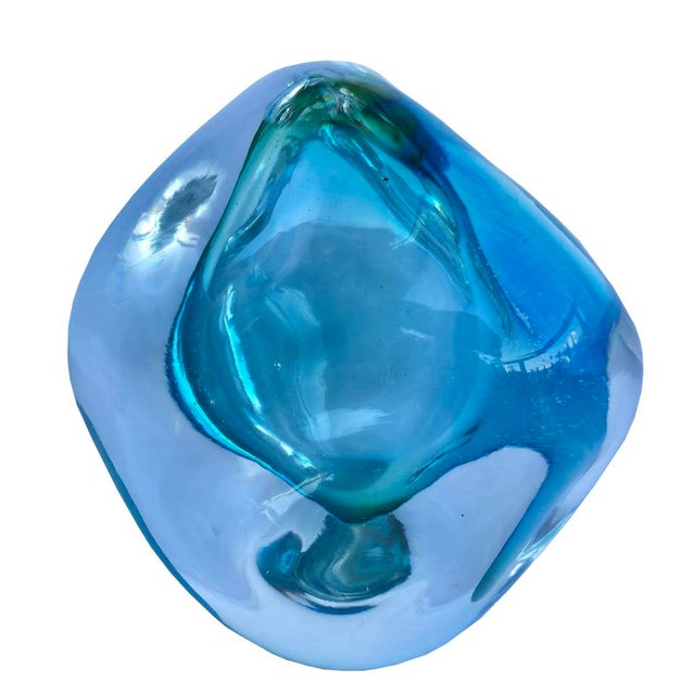 Vintage Art Glass Paper Weight by Jacqueline Terpins For Sale - Image 9 of 16