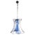 Blue Crystal Pendant Lamp, Mid-20th Century For Sale - Image 5 of 5