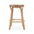 Transitional Tobias 24 in. Seat Height Round Rattan Backless Counter Stool, Natural Hyacinth For Sale - Image 3 of 6