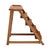 Art Deco Period French Oak Rolling Library Wooden Steps, Circa 1940 For Sale - Image 4 of 9