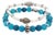 Ocean Zen Blue Jade & White Pearl Men’s Bracelet Set For Sale