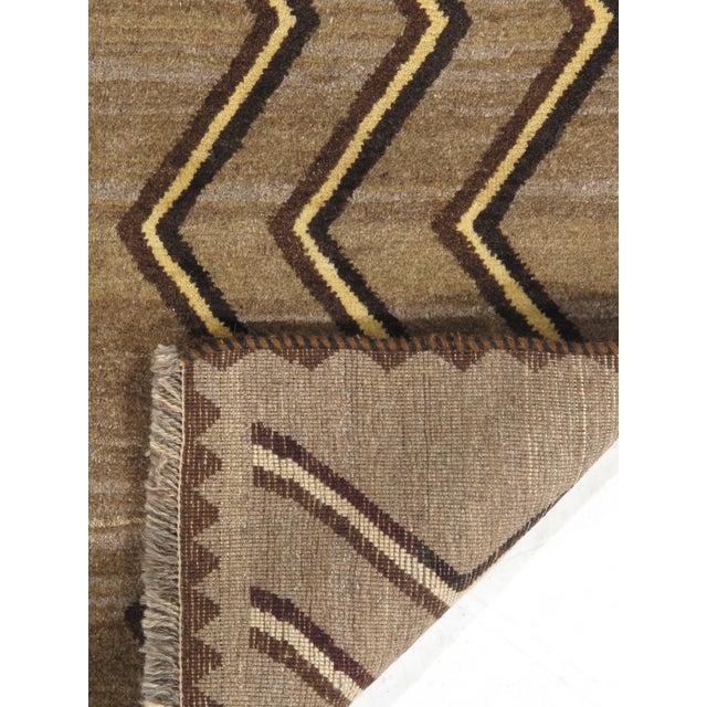 Vintage Hand-Knotted Persian Gabbeh Rug 4'0" X 6'0" For Sale - Image 4 of 5