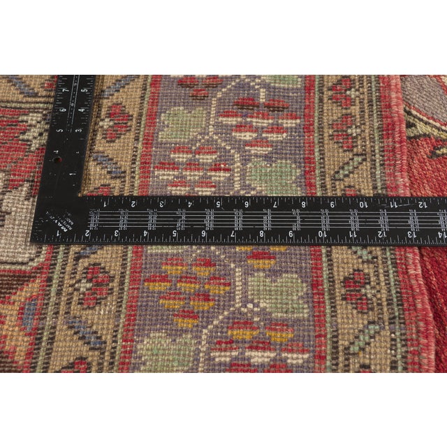 Textile Vintage Turkish Oushak Rug, 04'10 X 11'03 For Sale - Image 7 of 10