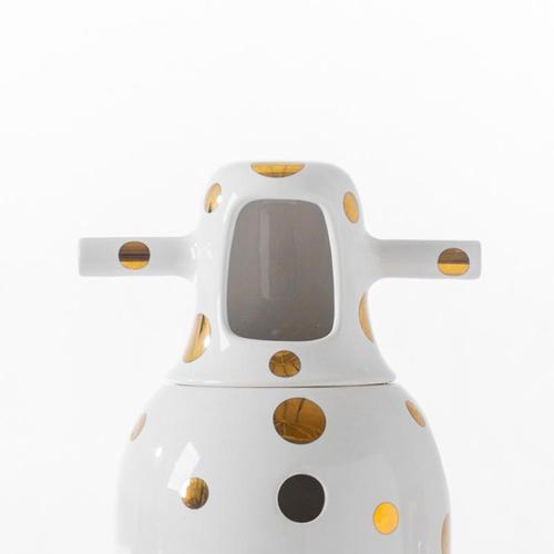 Glazed Stoneware Showtime 10 Vase by Jaime Hayon for BD, Set of 5 For Sale - Image 9 of 18