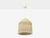Mid-Century Modern 1970s Swedish Modern, Pendant Light, Fabric, Plastic For Sale - Image 3 of 10