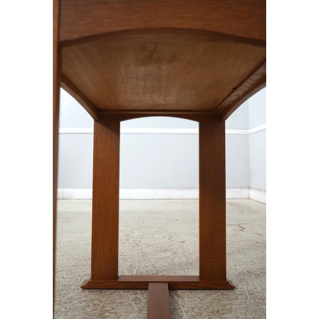 Stickley Harvey Ellis Inlay Oak Writing Desk For Sale - Image 16 of 18