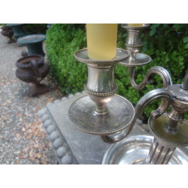 19th Century French Louis XVI Style Bouillotte Lamp For Sale - Image 4 of 12