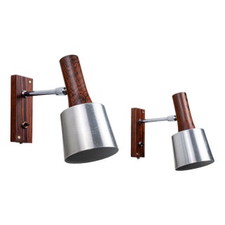 Silva Wall Lamps from Lyfa, 1960s, Set of 2 For Sale