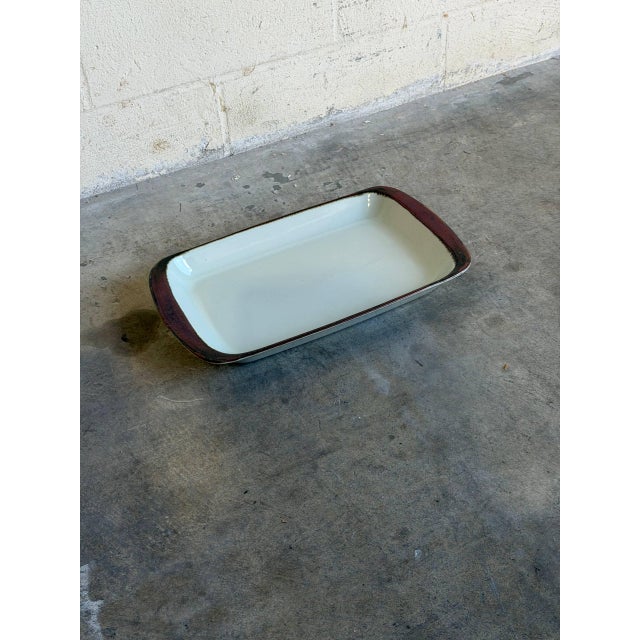Baking Dish Rectangular Stoneware Désirée Denmark Thule Mid-Century Modern 1970s For Sale - Image 9 of 10